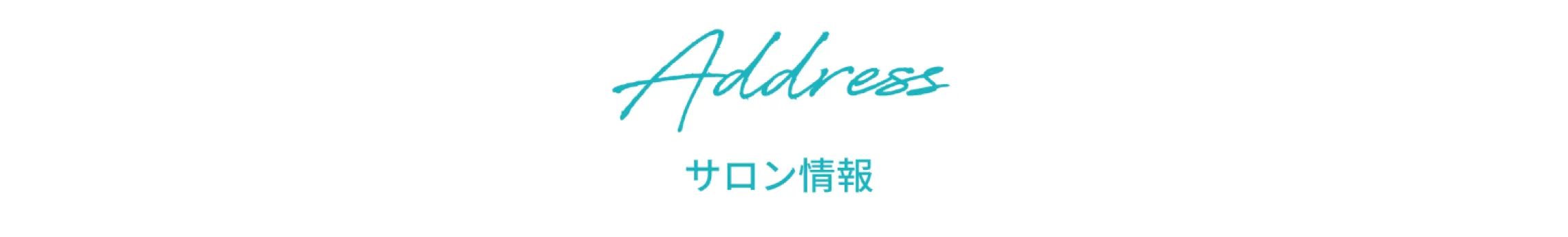 Address サロン情報